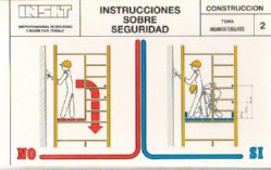 SI - NO CONSTRUCCION ANDAMIOS SI NO INSHT (5)  IMAGEN FOTOGRAFIA